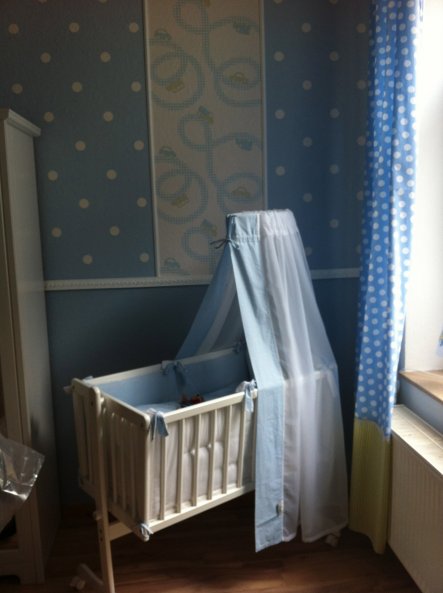 Die blaue Seite im Babyzimmer