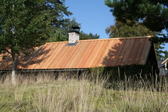 neues Dach für unsere Sauna!