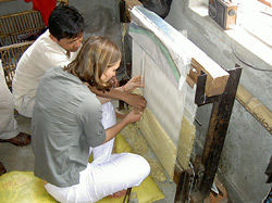Teppichdesignerin Franziska Reuber